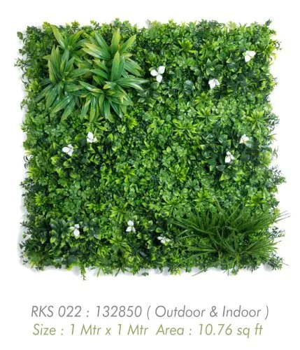 uv protective artificial green wall