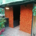 Orange Long Leaf Vertical Garden Mat