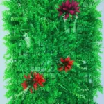 Green Flower Vertical Mat