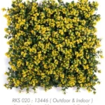 Yellow Artificial Vertical Garden Tile