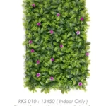 Artificial Vertical Wall Garden Purple Flower